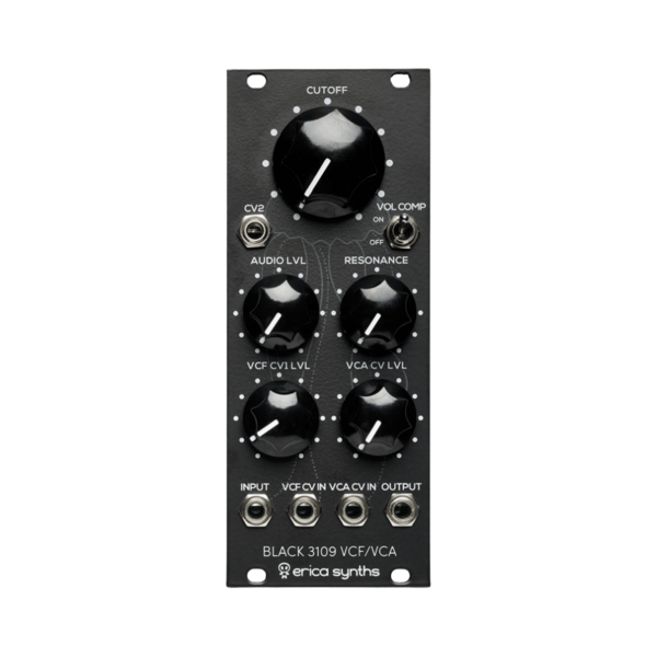 Erica Synths Black 3109 VCF/VCA 模組 - VCA