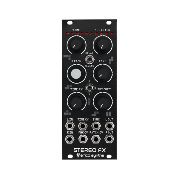 Erica Synths Drum Stereo FX 立體聲效果模組 - Multi-FX/DSP