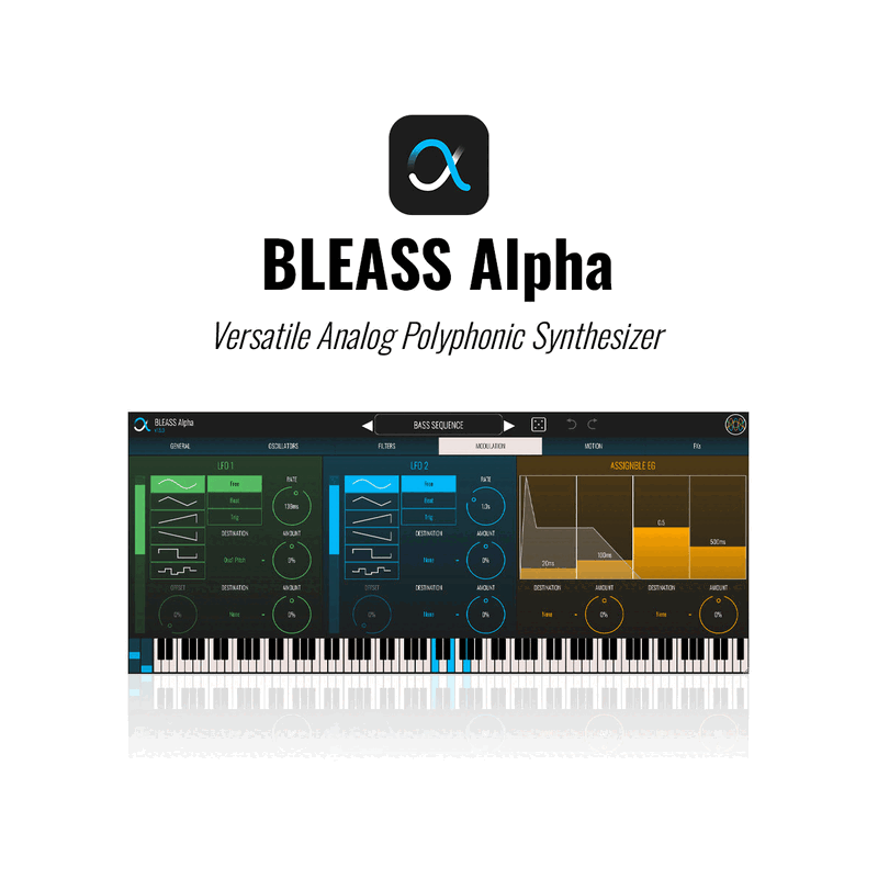 Alpha 虛擬類比複音合成器 Plugin (下載版)