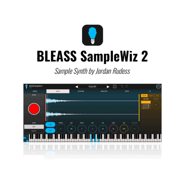 BLEASS SampleWiz 2 取樣合成器 Plugin (下載版)