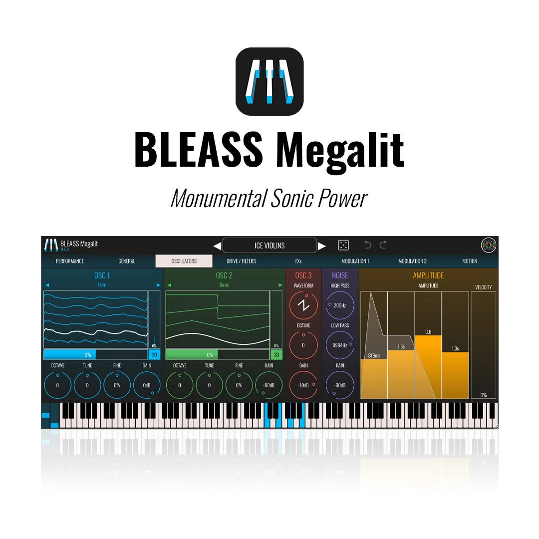 BLEASS Megalit 複音合成器 Plugin (下載版) - 主圖