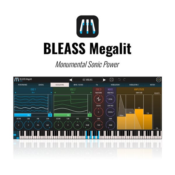 BLEASS Megalit 複音合成器 Plugin (下載版) - 音源軟體 Plugin 
