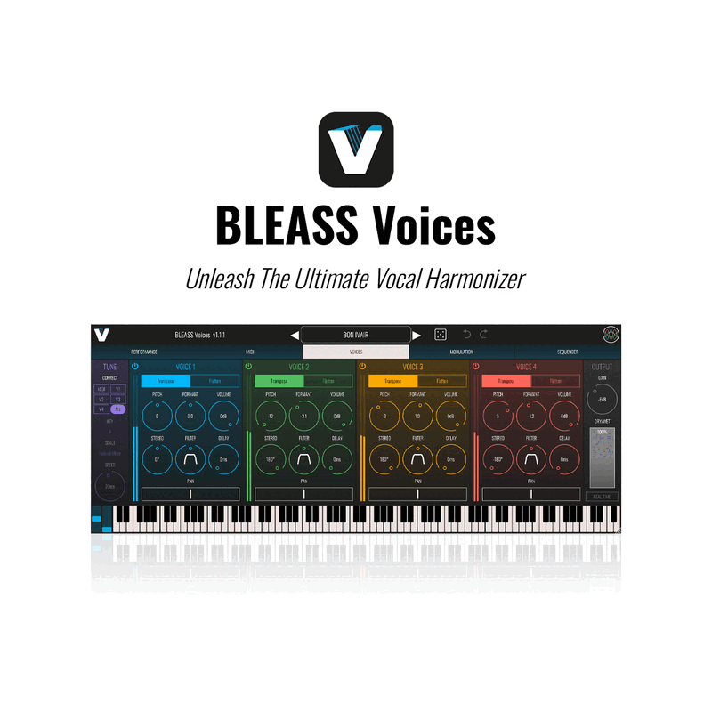 Voices 人聲和聲 / 移調處理 Plugin (下載版)