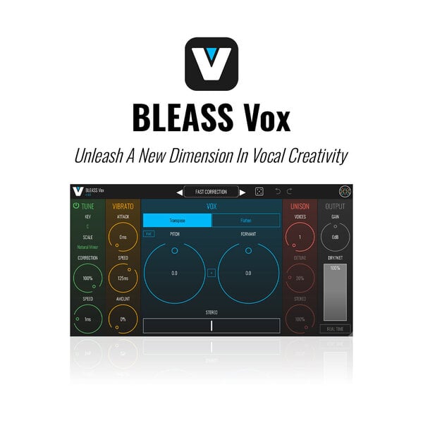 BLEASS Vox 人聲效果處理器 Plugin (下載版) - 人聲 / 音準校正軟體
