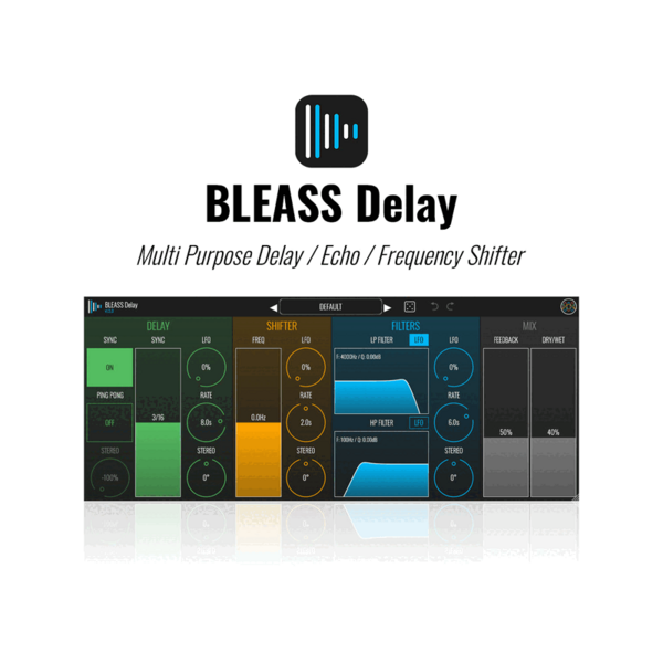 BLEASS Delay 延遲效果器 Plugin (下載版) - 效果器軟體 Plugin