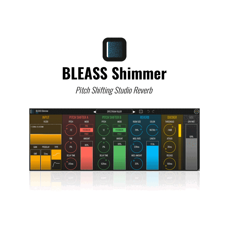Shimmer 移調 Reverb 效果器 Plugin (下載版)