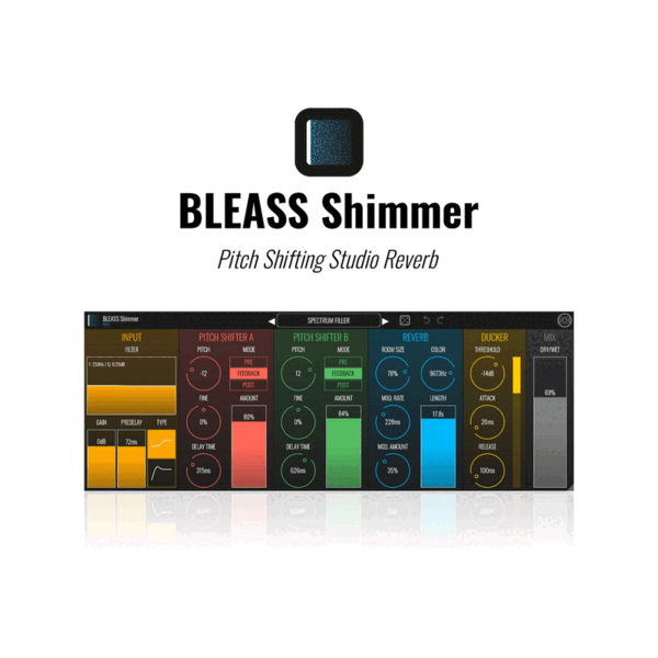 BLEASS Shimmer 移調 Reverb 效果器 Plugin (下載版) - 效果器軟體 Plugin