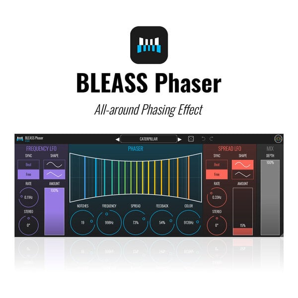 BLEASS Phaser 相位效果器 Plugin (下載版) - 效果器軟體 Plugin