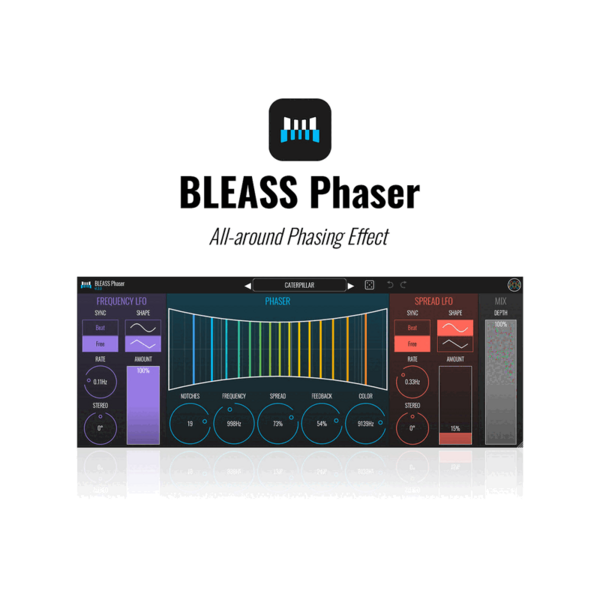 BLEASS Phaser 相位效果器 Plugin (下載版) - 效果器軟體 Plugin