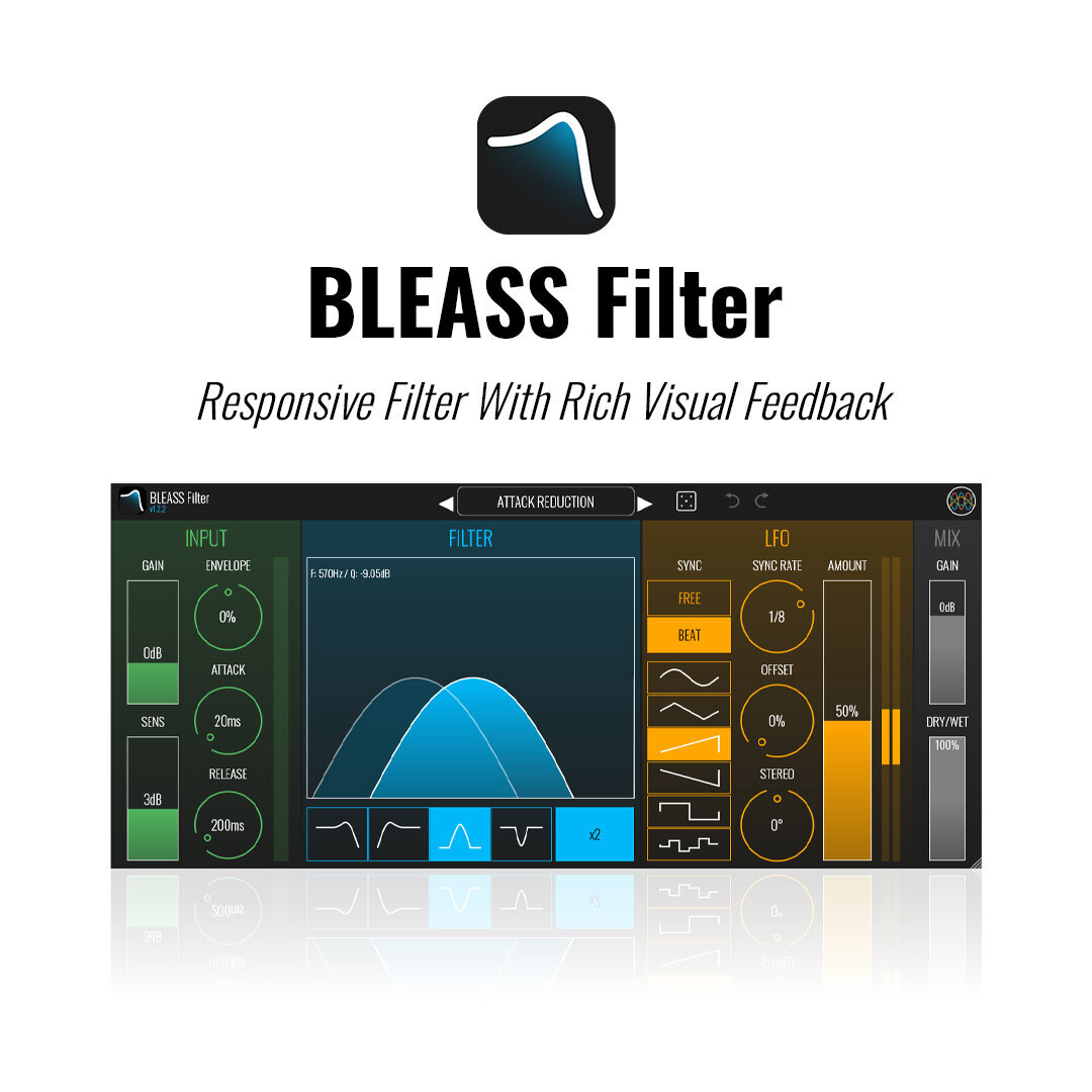 Filter 濾波器效果器 Plugin (下載版)