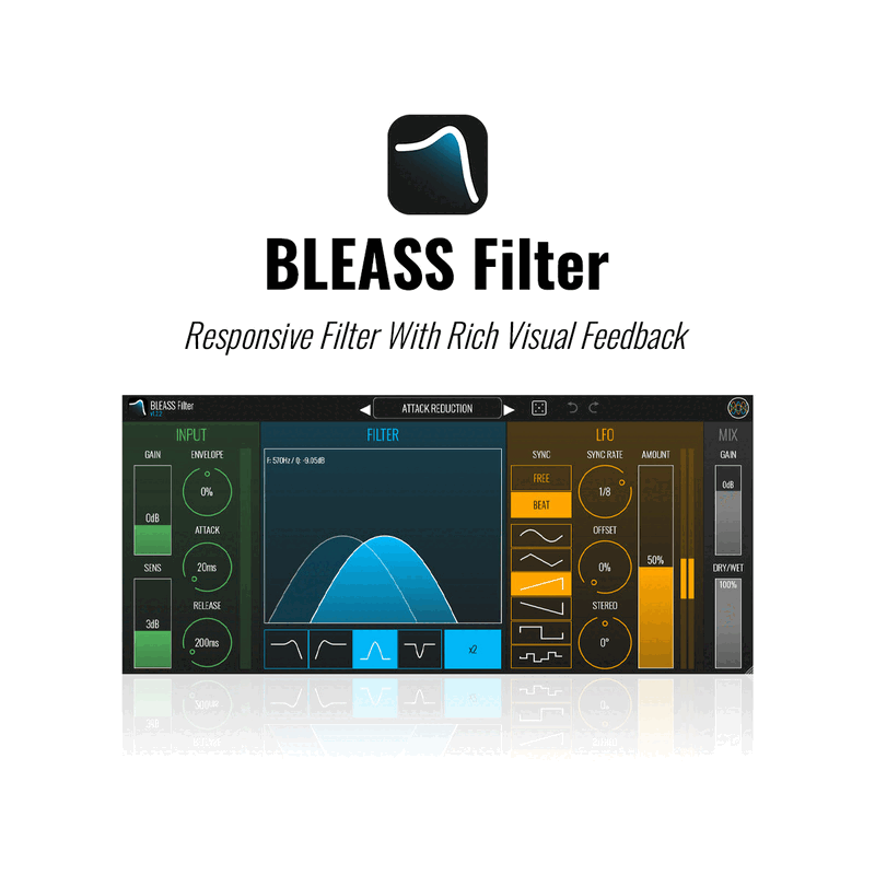 Filter 濾波器效果器 Plugin (下載版)