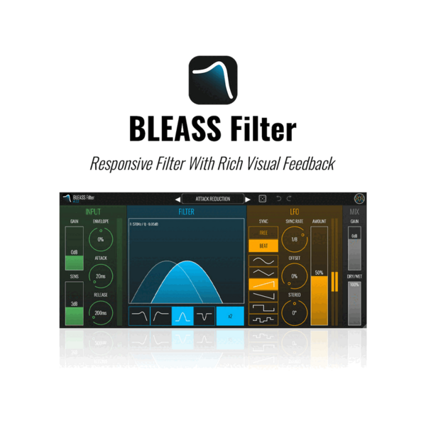 BLEASS Filter 濾波器效果器 Plugin (下載版) - 效果器軟體 Plugin
