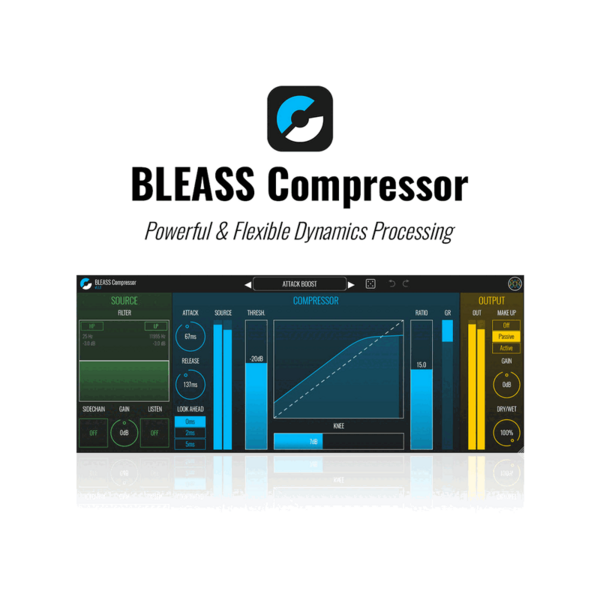 BLEASS Compressor 壓縮器效果器 Plugin (下載版) - 效果器軟體 Plugin