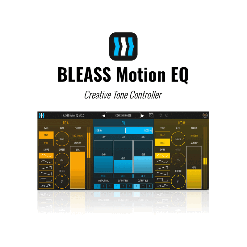 BLEASS Motion EQ 動態調變效果器 Plugin (下載版) - 主圖