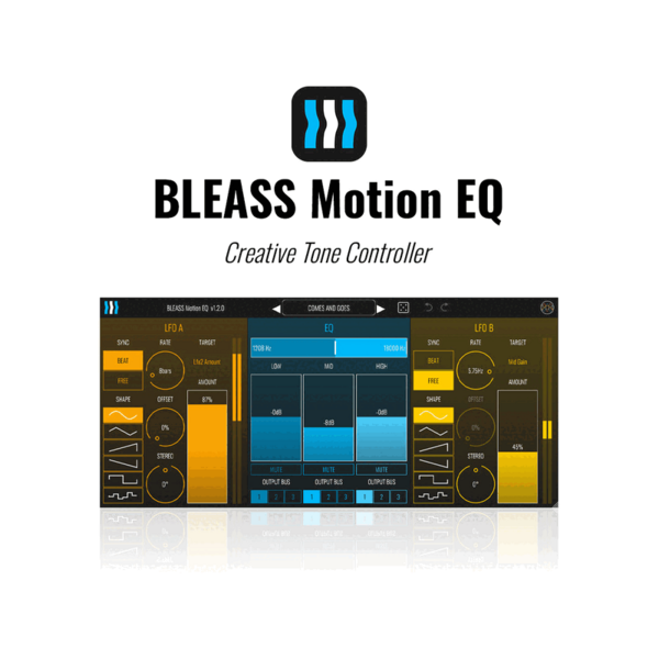 BLEASS Motion EQ 動態調變效果器 Plugin (下載版) - 效果器軟體 Plugin