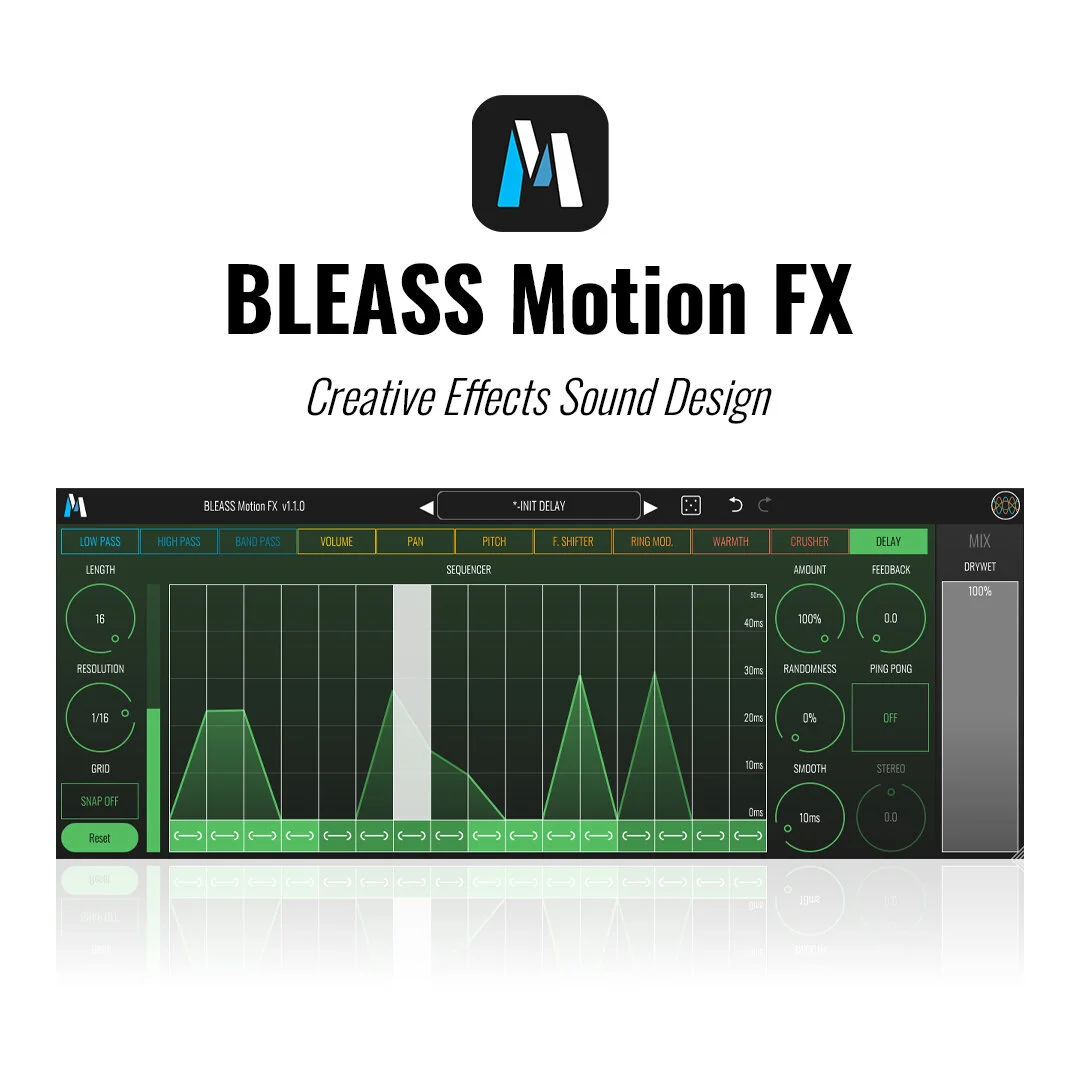 BLEASS Motion FX 動態序列多重效果器 Plugin (下載版) - 主圖