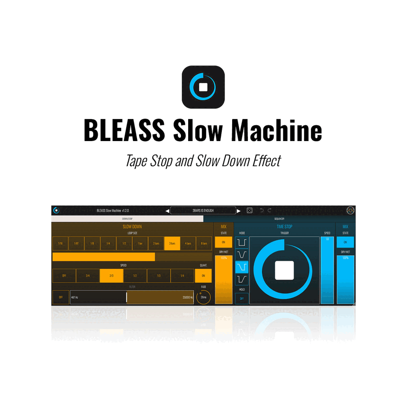 Slow Machine 變速 / 磁帶停轉效果器 Plugin (下載版)