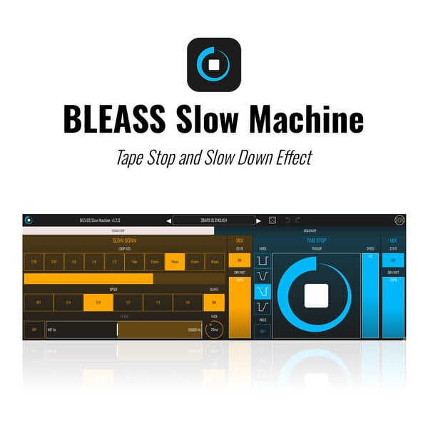 BLEASS Slow Machine 變速 / 磁帶停轉效果器 Plugin (下載版) - 效果器軟體 Plugin