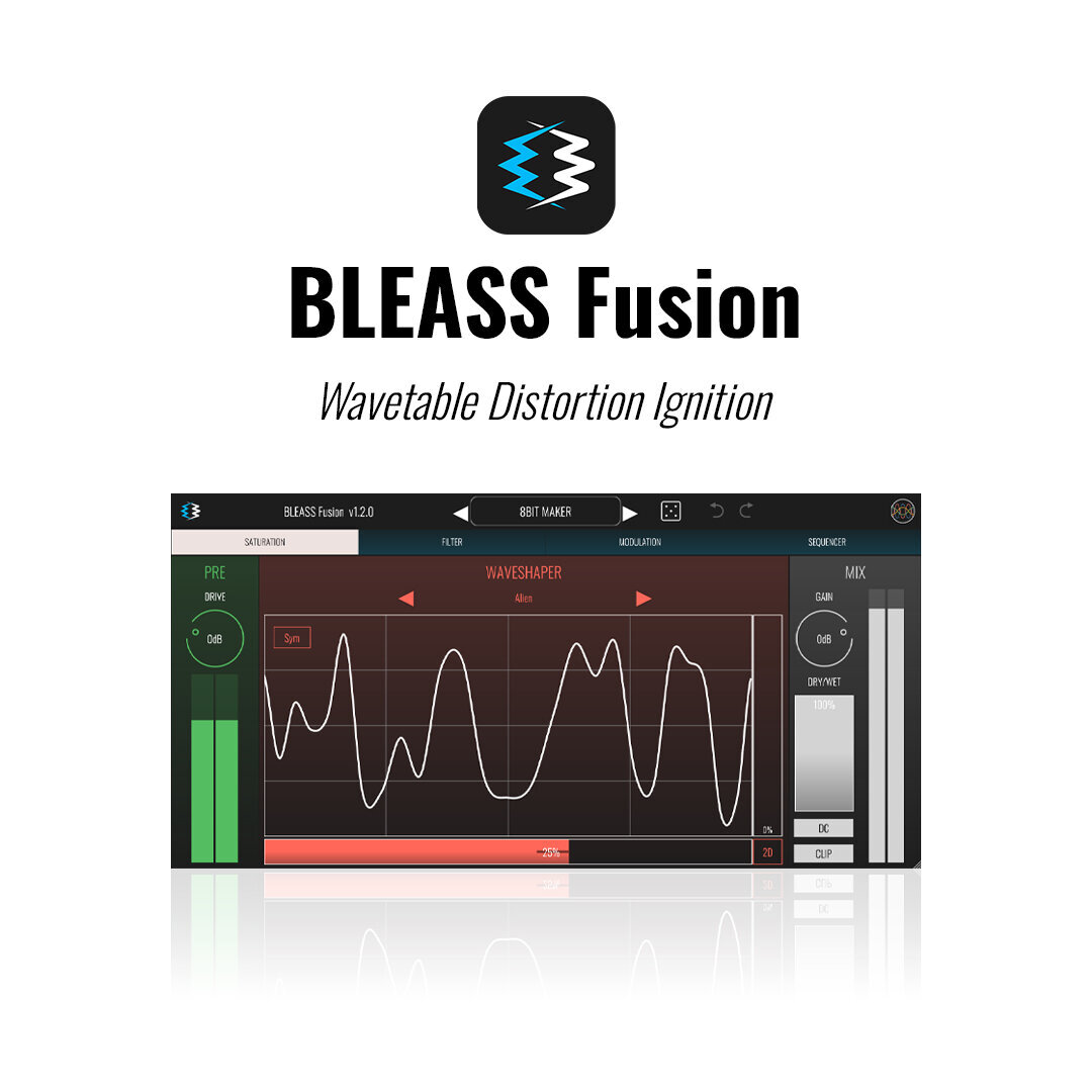 BLEASS Fusion 波表失真效果器 Plugin (下載版) - 產品圖片 1
