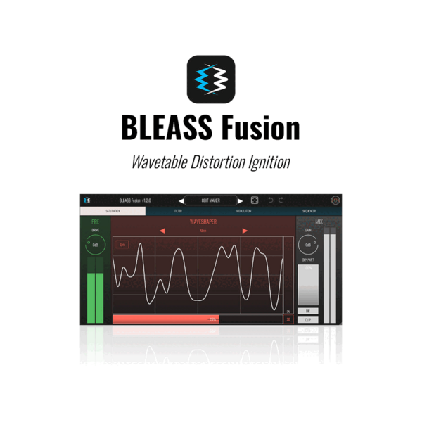 BLEASS Fusion 波表失真效果器 Plugin (下載版) - 效果器軟體 Plugin