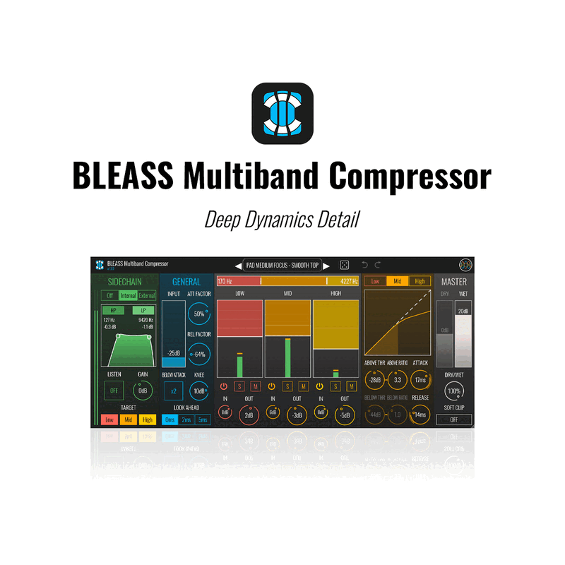 BLEASS Multiband Compressor 效果器 Plugin (下載版) - 主圖