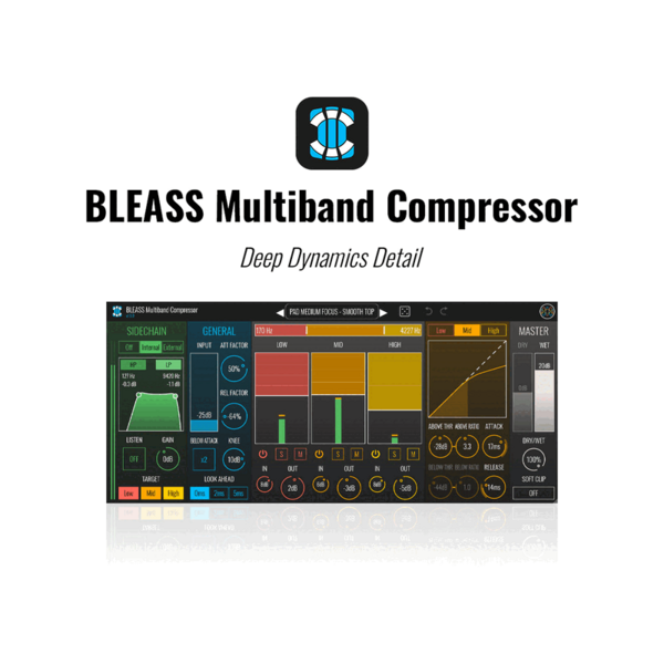BLEASS Multiband Compressor 多頻段壓縮器 Plugin (下載版) - 效果器軟體 Plugin