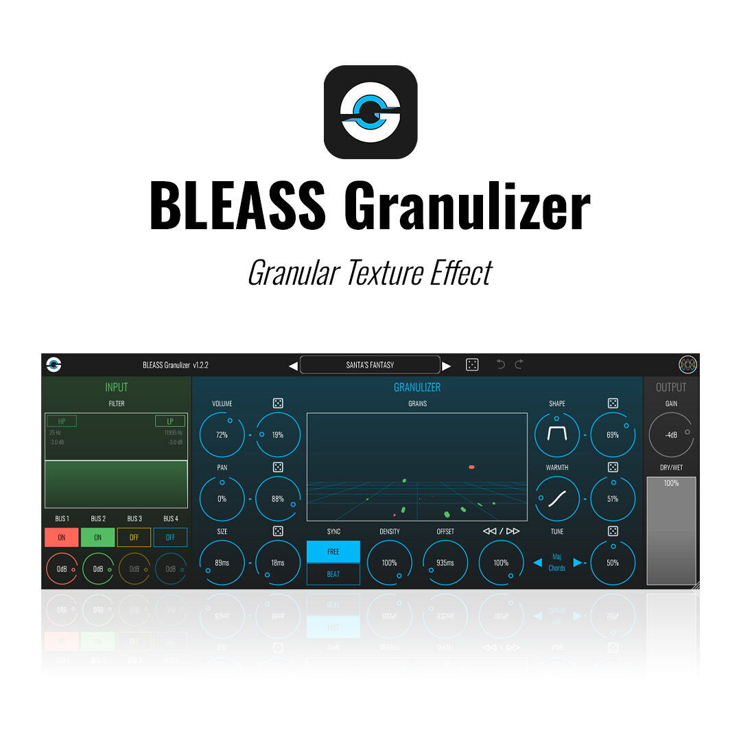 BLEASS Granulizer 顆粒紋理效果器 Plugin (下載版) - 產品圖片 1