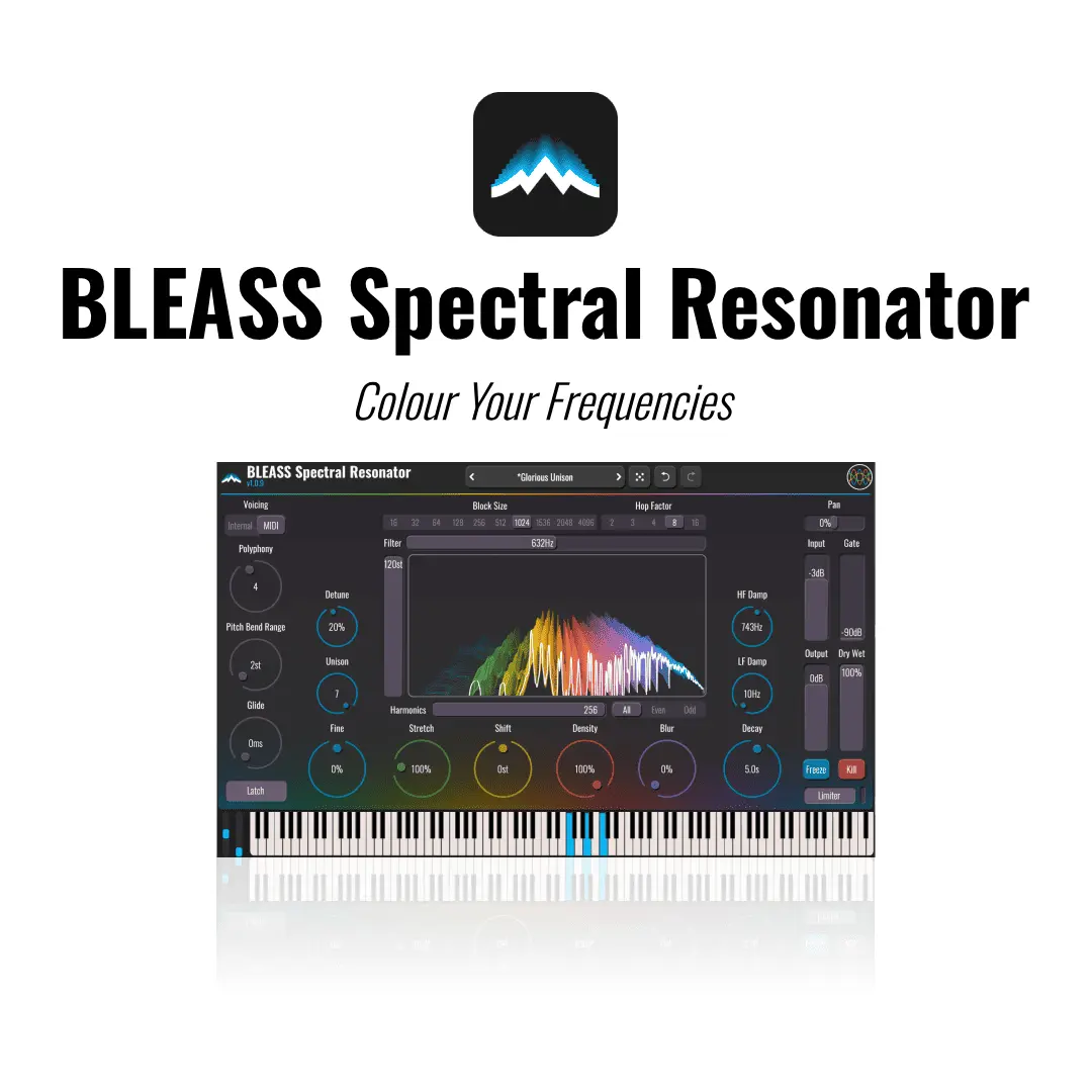 BLEASS Spectral Resonator 頻譜共振效果器 Plugin (下載版) - 主圖
