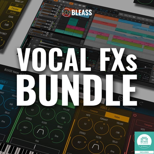 BLEASS Vocal Bundle 人聲處理效果器 Plugin 套組 (下載版) - 軟體套組 Bundles