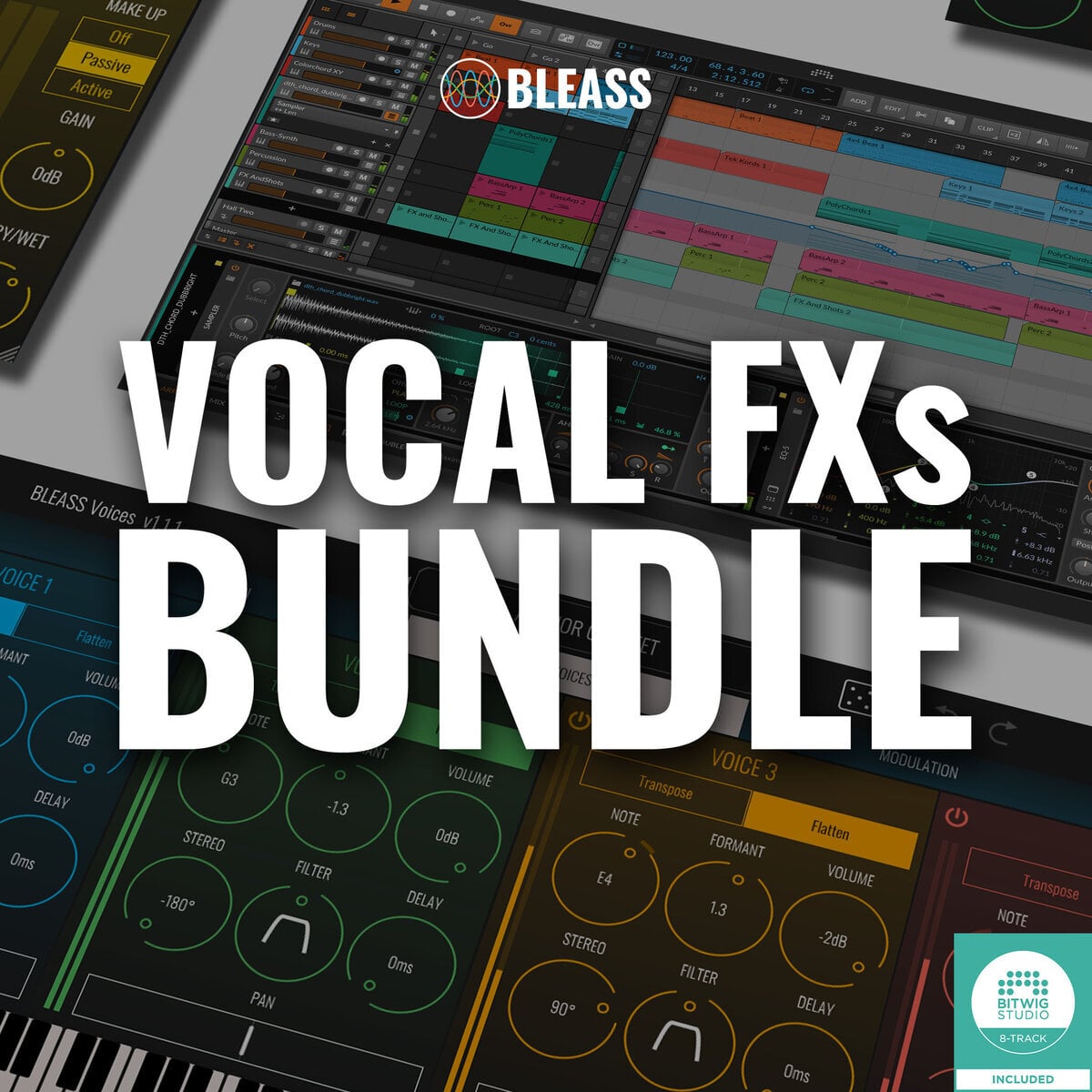 BLEASS Vocal Bundle 人聲處理效果器 Plugin 套組 (下載版) - 產品圖片 1