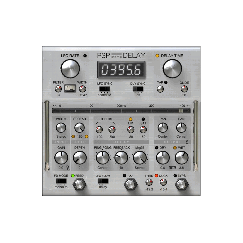 PSP Audioware stompDelay 創意延遲 / 循環效果器 Plugin (下載版) - Main Image