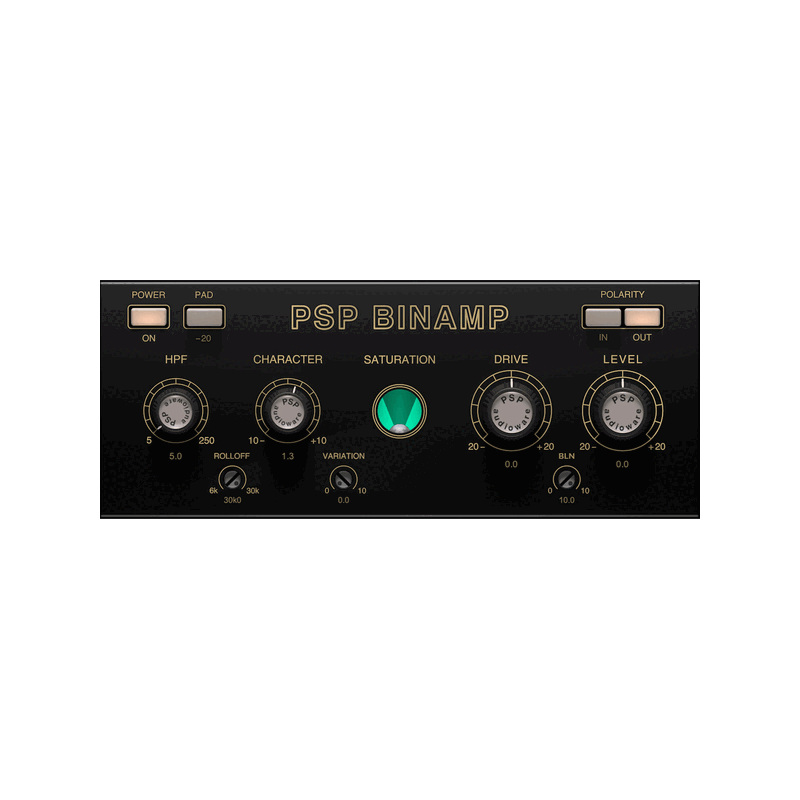 PSP Audioware BinAmp A 類三極管前級效果器 Plugin (下載版) - Main Image