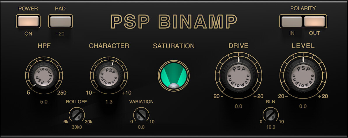 PSP Audioware BinAmp A 類三極管前級效果器 Plugin (下載版) - 效果器軟體 Plugin