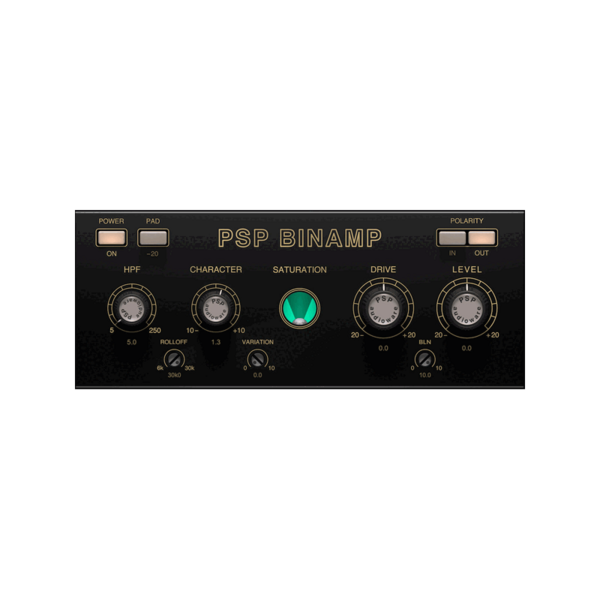 PSP Audioware BinAmp A 類三極管前級效果器 Plugin (下載版) - 效果器軟體 Plugin