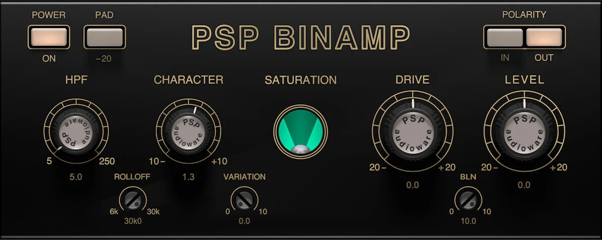 PSP Audioware BinAmp A 類三極管前級效果器 Plugin (下載版)