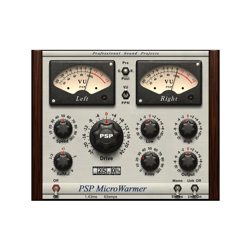 MicroWarmer 單頻段類比加溫效果器 Plugin (下載版)