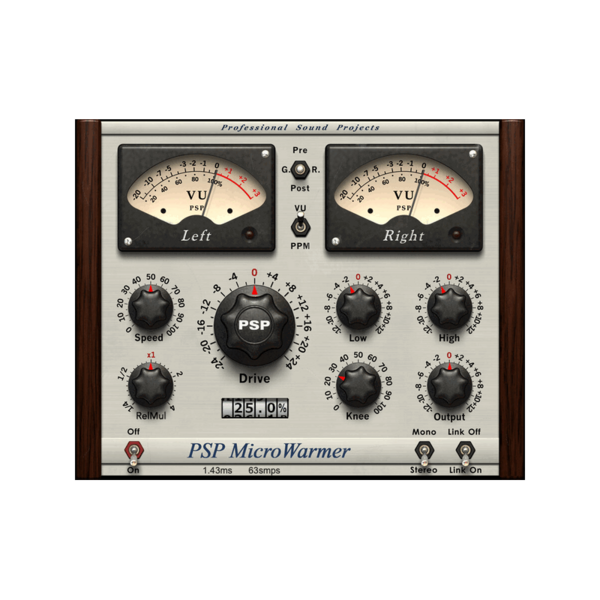 PSP Audioware MicroWarmer 單頻段類比加溫效果器 Plugin (下載版) - 效果器軟體 Plugin