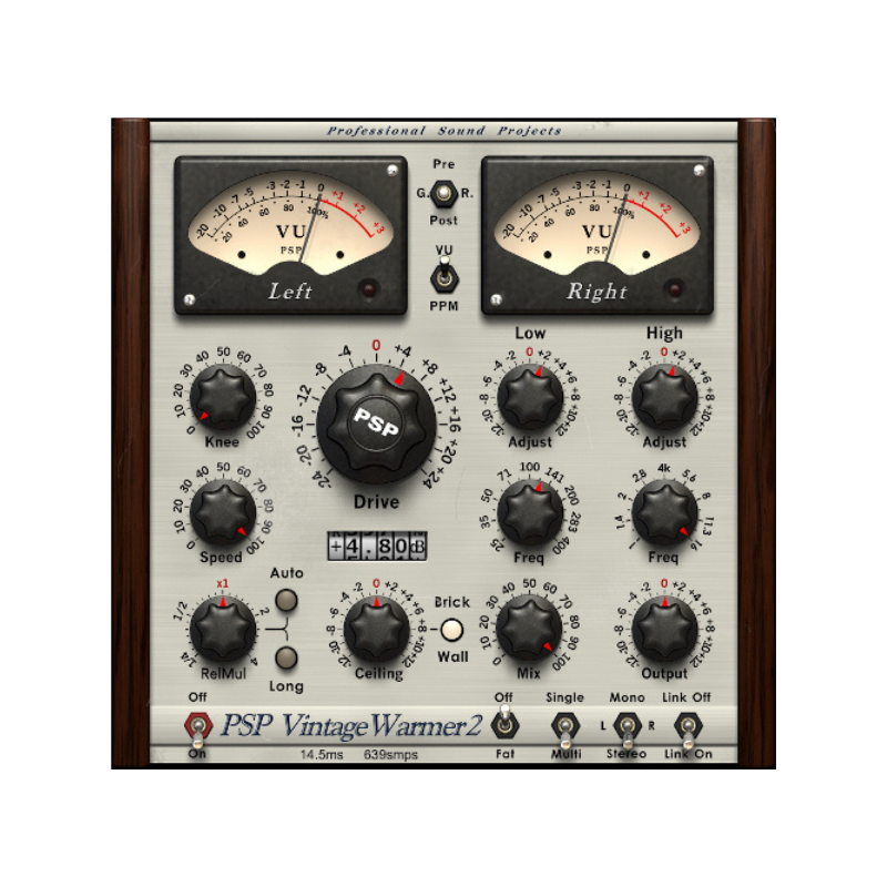 VintageWarmer 2 類比 Compressor / Limiter 效果器 Plugin (下載版)