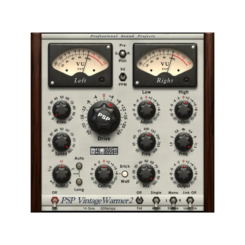 PSP Audioware VintageWarmer 2 類比 Compressor / Limiter 效果器 Plugin (下載版) - 主圖