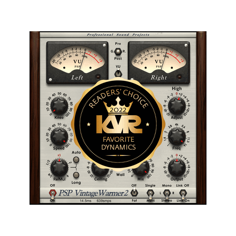 PSP Audioware VintageWarmer 2 類比壓縮 / 限幅效果器 Plugin (下載版) - Main Image