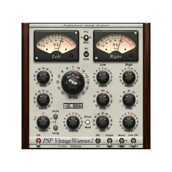 PSP Audioware VintageWarmer 2 類比 Compressor / Limiter 效果器 Plugin (下載版) - 效果器軟體 Plugin