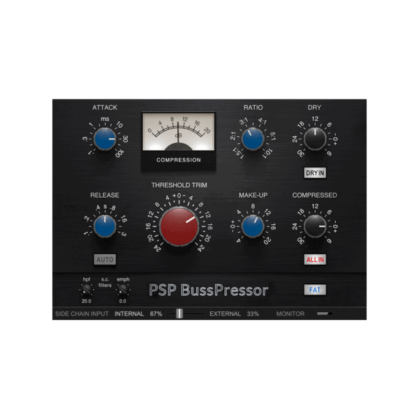 PSP Audioware BussPressor 總線壓縮器 Plugin (下載版) - 效果器軟體 Plugin