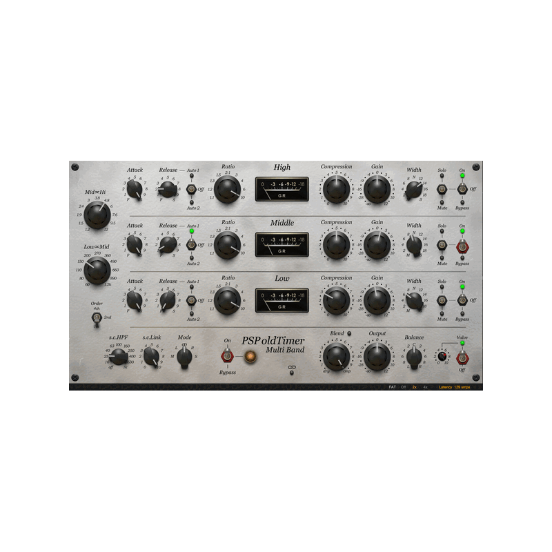 PSP Audioware oldTimer ME 復古壓縮器 Plugin (下載版) - Main Image
