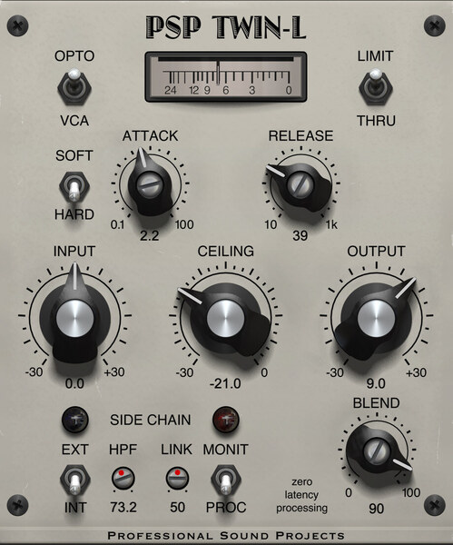 PSP Audioware Twin-L 雙演算法經典限幅器 Plugin (下載版) - 效果器軟體 Plugin