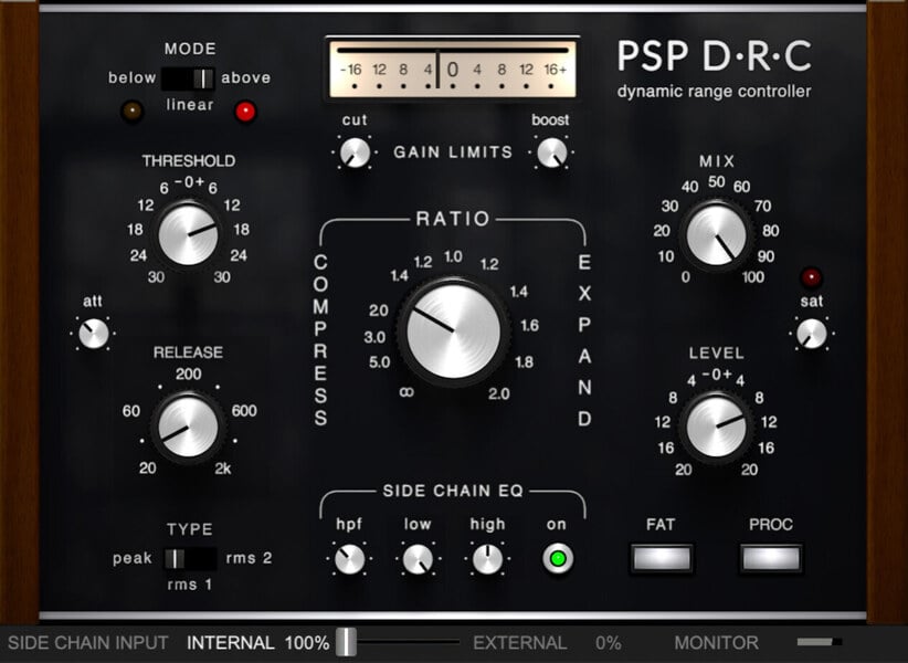 PSP Audioware DRC 動態範圍控制器 Plugin (下載版) - 效果器軟體 Plugin