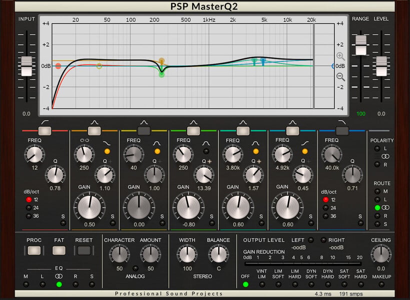 PSP Audioware MasterQ2 母帶等化器 Plugin (下載版) - 效果器軟體 Plugin