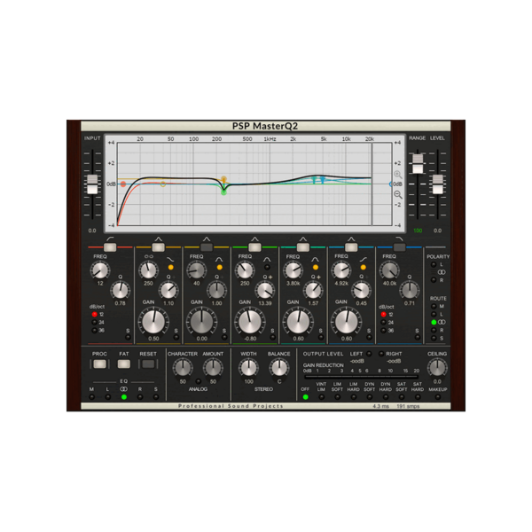 PSP Audioware MasterQ2 母帶等化器 Plugin (下載版) - 效果器軟體 Plugin
