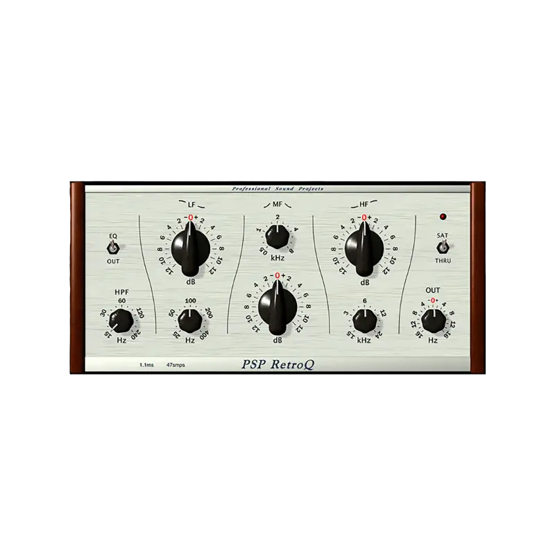 PSP Audioware RetroQ EQ 效果器 Plugin (下載版) - 主圖