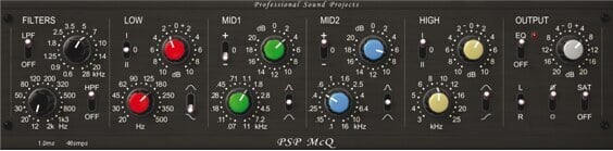 PSP Audioware McQ 經典混音台等化器 Plugin (下載版) - 效果器軟體 Plugin