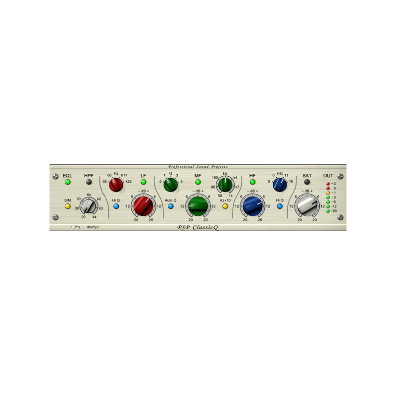 PSP Audioware ClassicQ 英式混音台等化器 Plugin (下載版) - Main Image